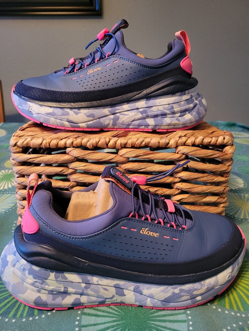 Clove Forte 2 Sneakers Shoes Sunset Navy Marble Women's 7